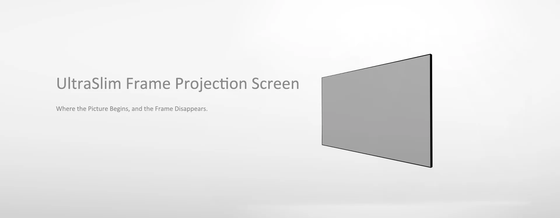 ultra thin bezel screen